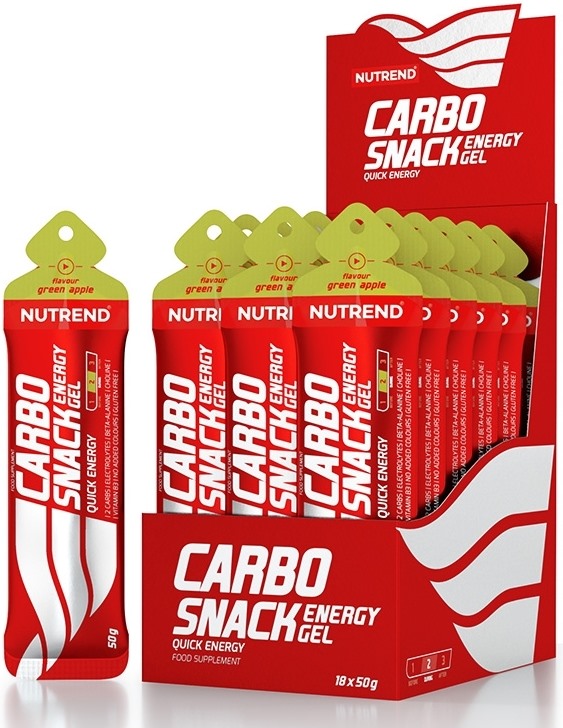 Carbosnack, măr verde, 18 pliculețe, Nutrend