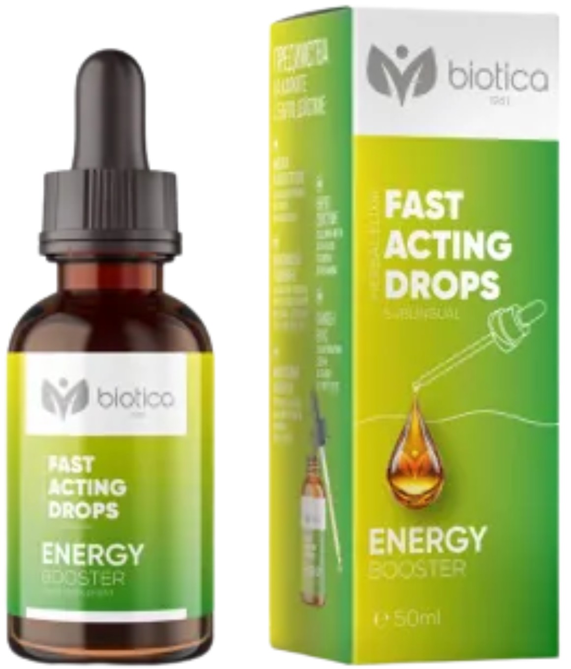 Energy Booster Picături sublinguale, 50 ml, Biotica 1961