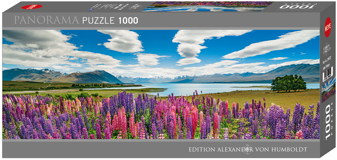 Puzzle panoramic Heye din 1000 de piese - Lacul Tekapo