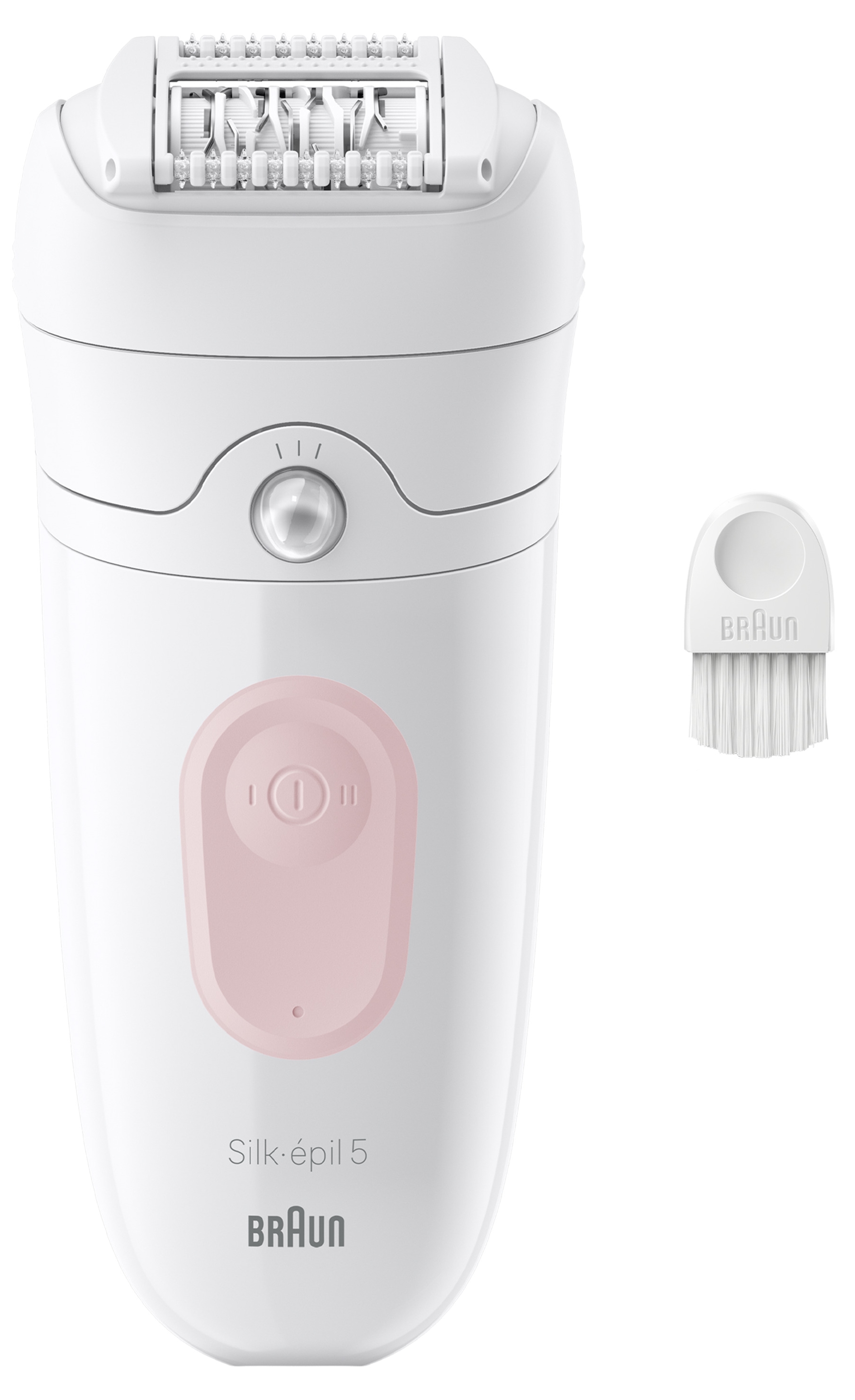 Epilator Braun - SE 5-000, 2 trepte, alb/roz