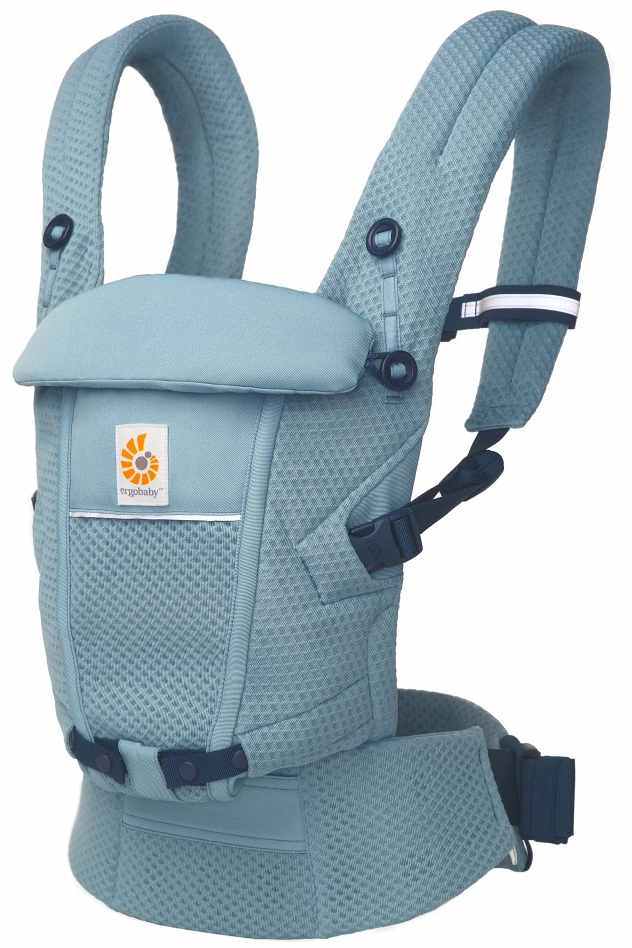 Marsupiu ergonomic Ergobaby Adapt - Soft Flex Mesh, Slate Blue