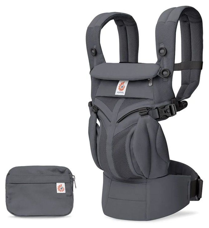 Rucsac ergonomic Ergobaby - Omni Classic Mesh, gri închis