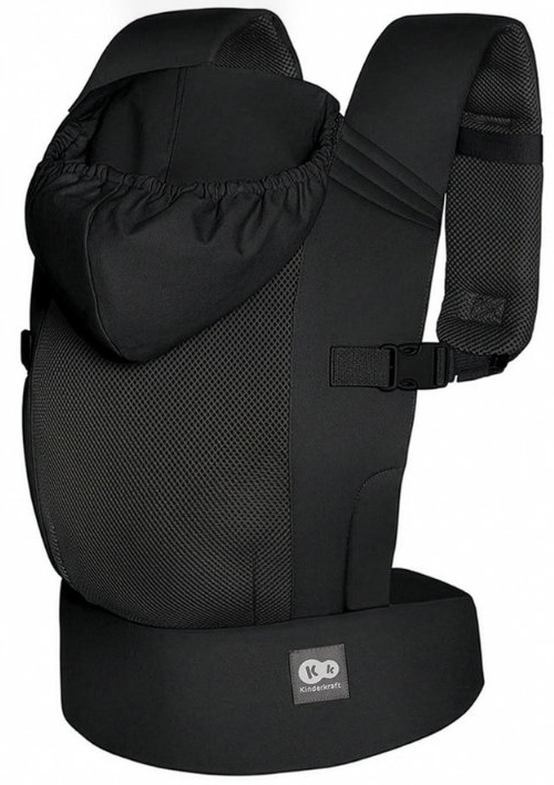 Rucsac ergonomic pentru bebeluși KinderKraft - Carrybee, negru