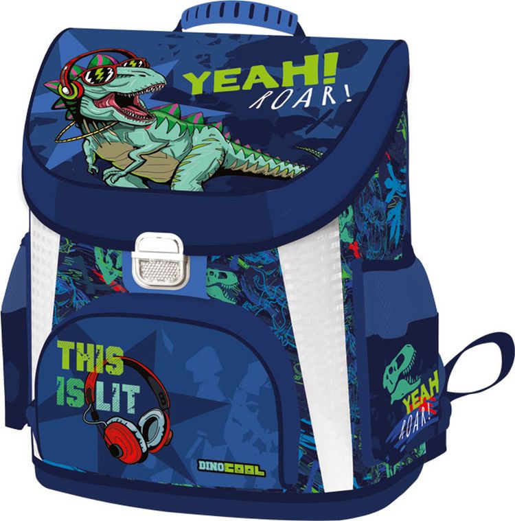 Ghiozdan  școlar ergonomic Lizzy Card Dino Roar - Premium