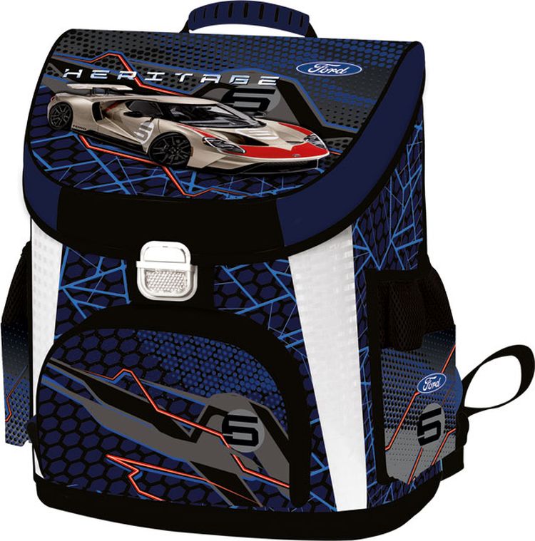 Ghiozdan școlar ergonomic Lizzy Card Ford Performance - Premium