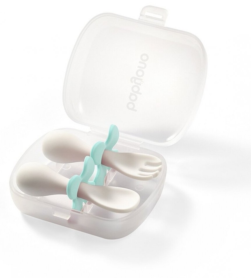 Instrumente ergonomice pentru hrănire BabyOno - 969/04, mentă