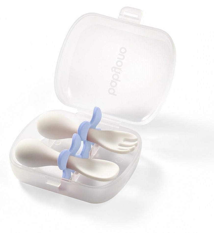 Instrumente ergonomice pentru masă BabyOno - 969/05, albastre