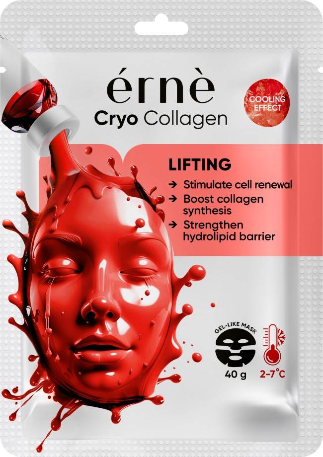 Erne Mască de față cu efect de lifting Cryo Collagen, 40 g