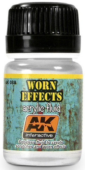 Produs eroziv AK Interactive - WORN EFFECTS ACRYLIC FLUID AK088  (35 ml)