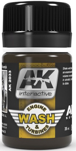 Produs eroziv pentru aviație AK Interactive - WASH FOR AIRCRAFT ENGINE (AK2033) (35 ml)