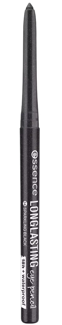 Essence Creion de ochi de lungă durată Long-lasting, 34 Sparkling Black, 0.28 g