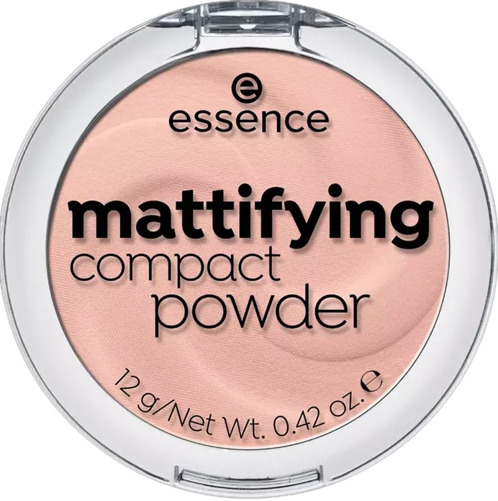 Essence Pudră compactă matifiantă, 10 Light Beige, 12 g