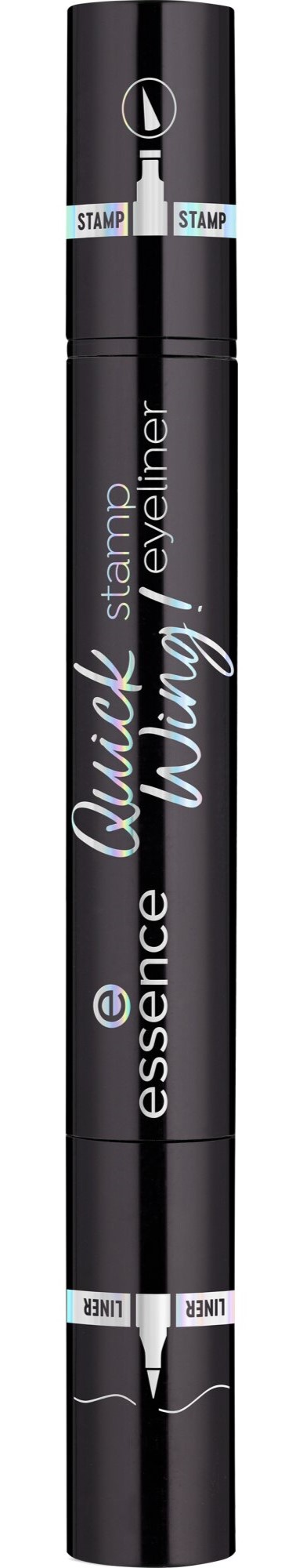 Essence Eyeliner și Stampil Quick Wing!, 01 Negru, 3,5 ml