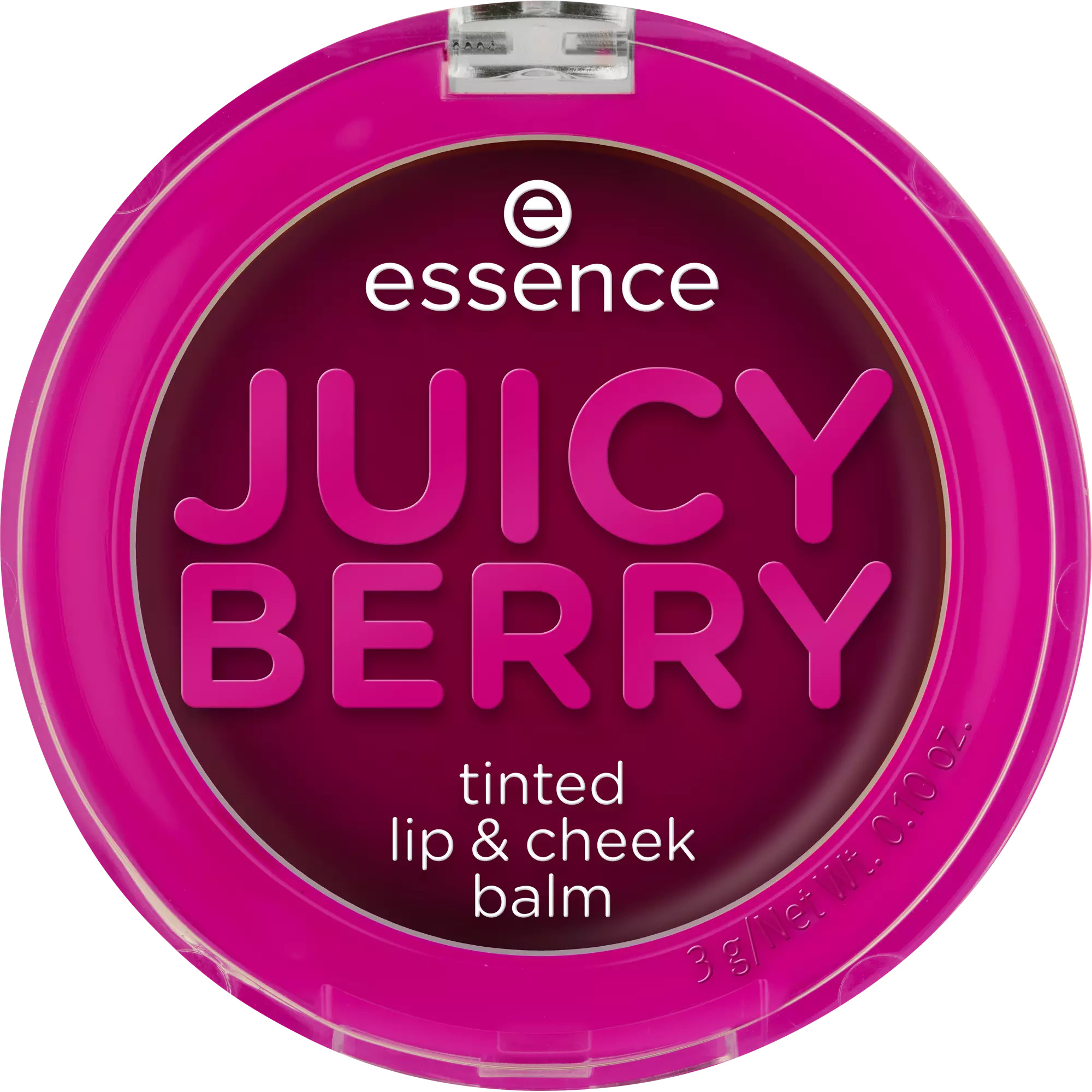 Essence Balsam colorat pentru buze și obraji Juicy Berry, 3 g