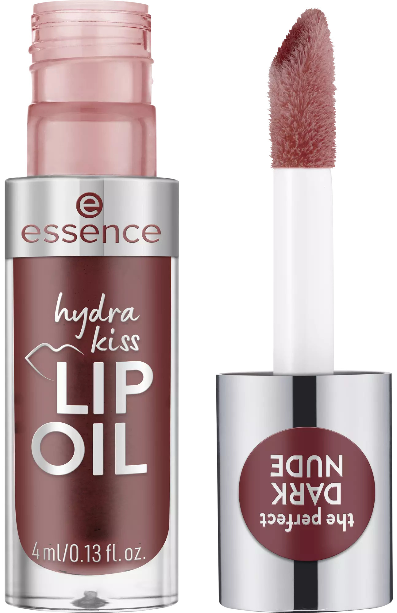 Essence Balsam hrănitor pentru buze cu nuanță Hydra Kiss, 08 Mocha Glow, 4 ml