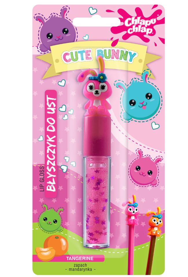 Estetica Luciu de buze Cute Bunny, mandarină, 7 ml