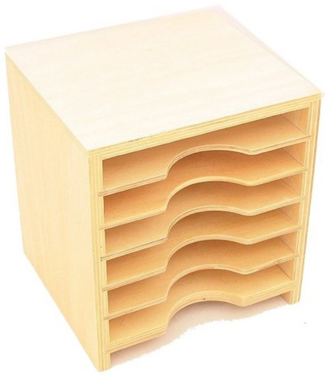 Unitate de rafturi cu șase rafturi - 16.5 х 15 х 26 cm