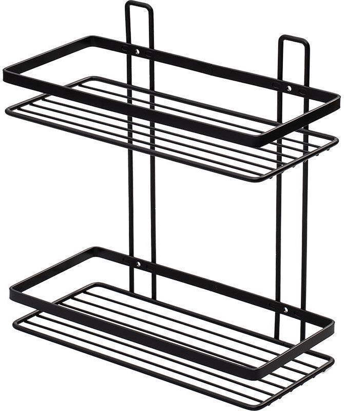 Raft de baie Estia - Elegant, 2 nivele, negru