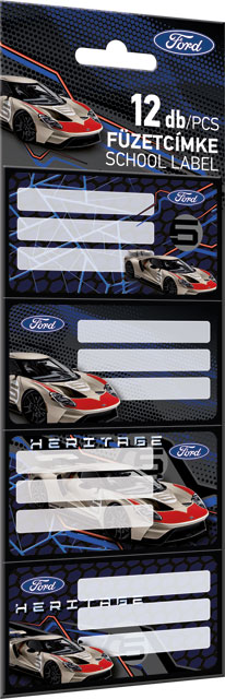 Etichete elevi Lizzy Card Ford Performance - 12 buc