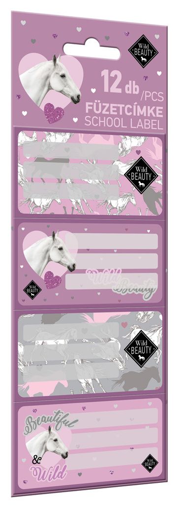 Etichete Lizzy Card Wild Beauty Purple - 12 buc