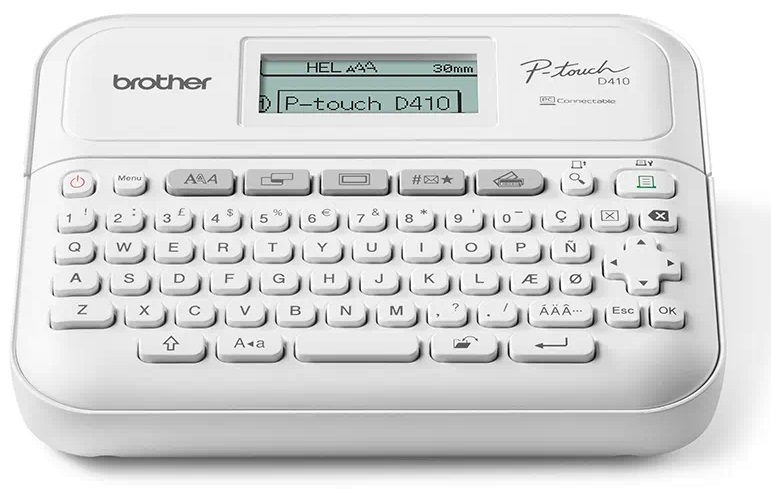 Sistem de etichetare  Brother - PT-D410, alb
