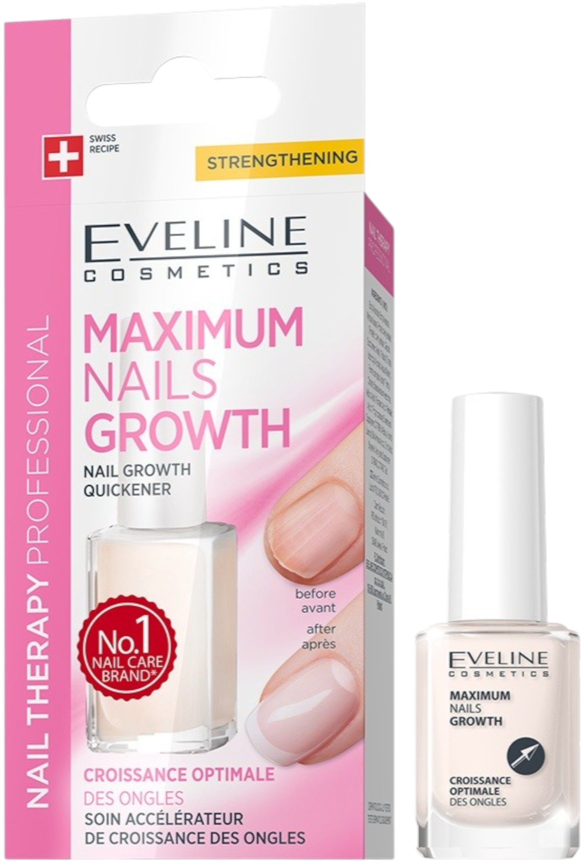 Eveline Nail Therapy Accelerator de creștere a unghiilor, 12 ml