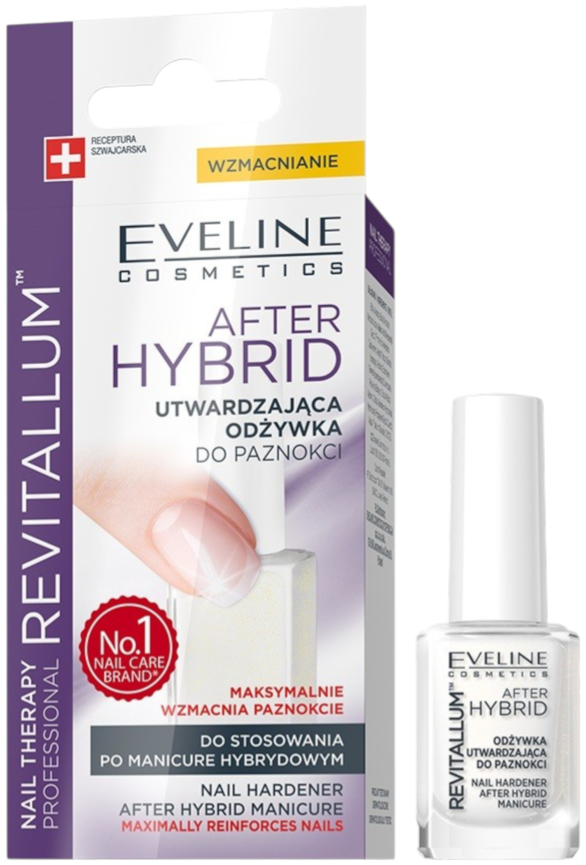 Eveline Nail Therapy Booster de manichiură hibrid, 12 ml