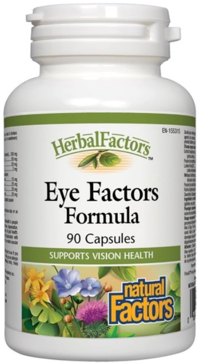 Eye Factors Formula, 260 mg, 90 capsule, Natural Factors