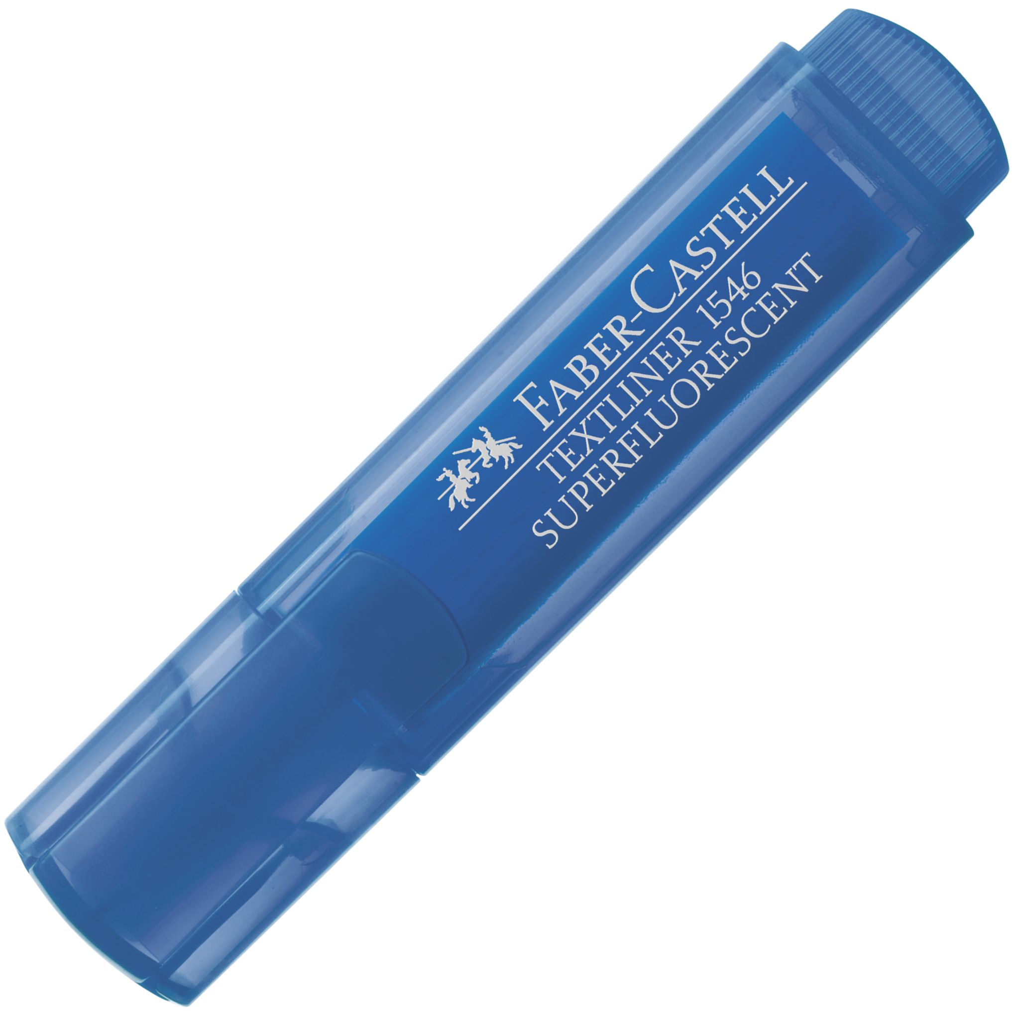 Textmarker Faber-Castell 1546 - Albastru neon