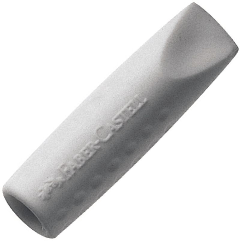 Guma-capac Faber-Castell - Gri, 2 bucati