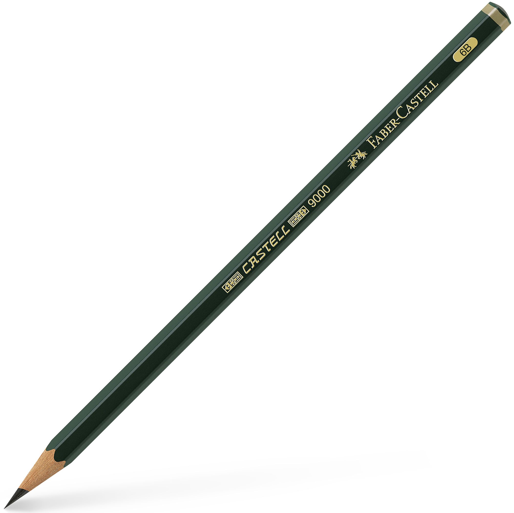 Creion cu grafit Faber-Castell 9000 - 6B