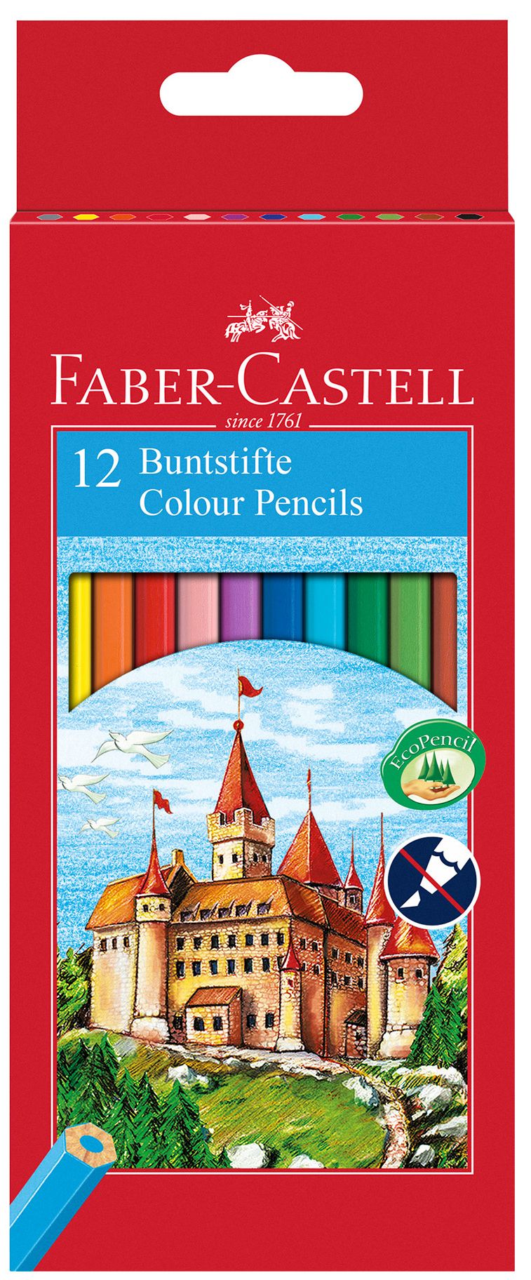 Creioane colorate 12 culori Faber-Castell Creioane colorate 12 culori Faber-Castell - imagine 3