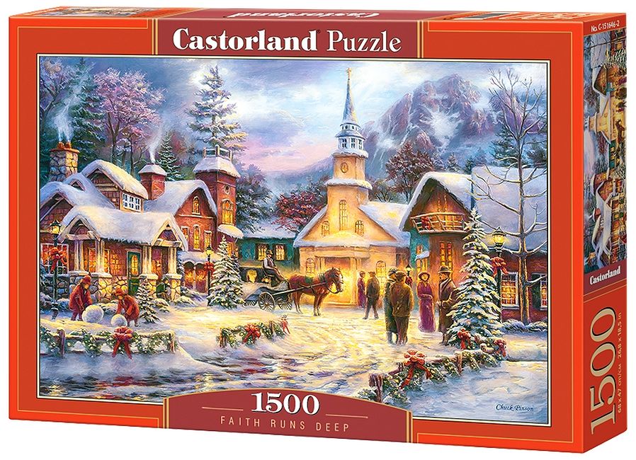 Puzzle Castorland din 1500 de piese - Credinta profunda, Chuck Pinson