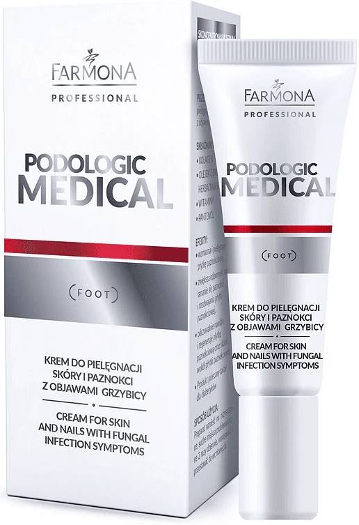 Farmona Podologic Medical Cremă pentru unghii și piele pentru simptomele de micoză, 15 ml
