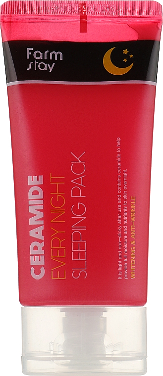 FarmStay Ceramide Mască facială de noapte Every Night Sleeping Pack, 120 ml