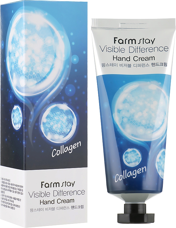 FarmStay Collagen Cremă de mâini Visible Difference, 100 ml