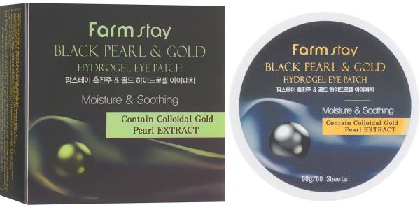 FarmStay Plasturi pentru ochiBlack Pearl Gold, 30 x 2 buc