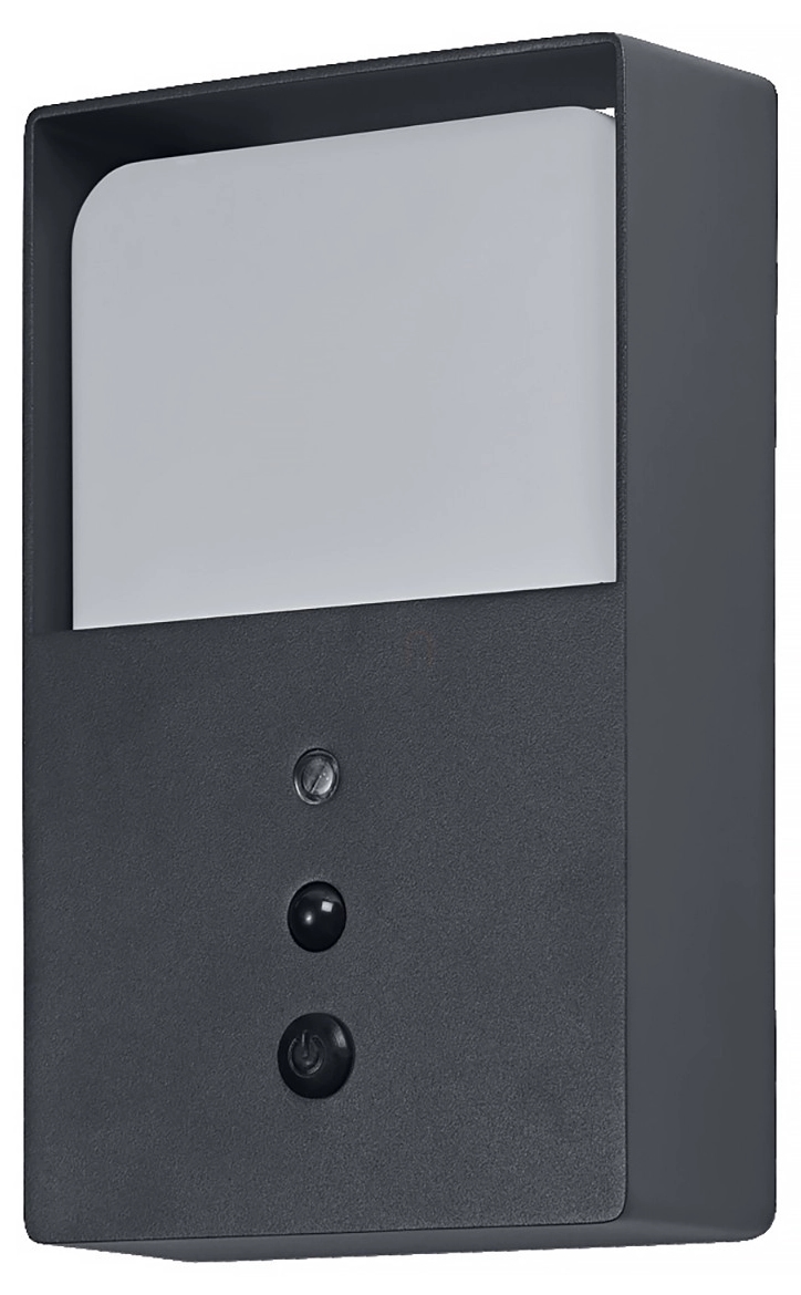Lampă de fațadă Osram – USB Volt Square, 5W, IP54, gri închis