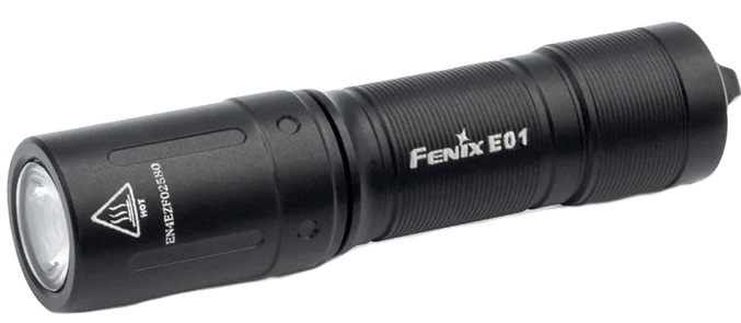 Lanternă Fenix - E01 V2.0 LED, negru