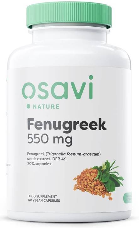 Fenugreek, 550 mg, 120 capsule, Osavi