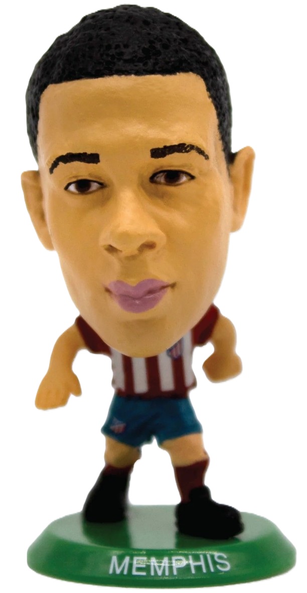 Figurină Creative Toys Sports: Soccerstarz - Atletico Madrid Memphis Depay Home Kit, 5 cm