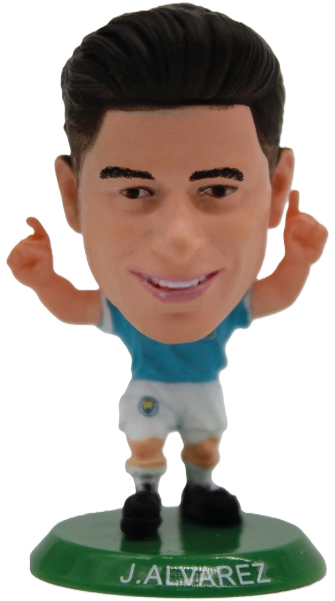 Figurină Creative Toys Sports: Soccerstarz - Manchester City Julian Alvarez Home Kit, 5 cm