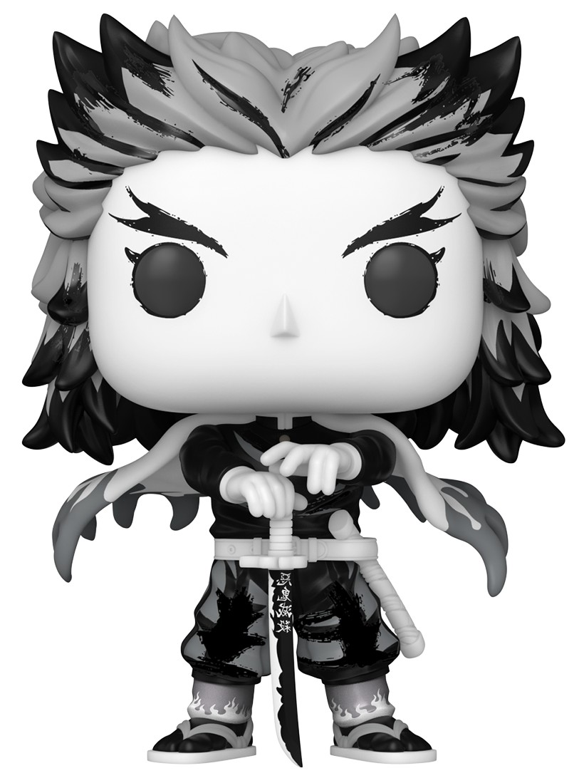 Figurină Funko POP! Animation: Demon Slayer - Kyojuro Rengoku (Sumi-Ink) #2194
