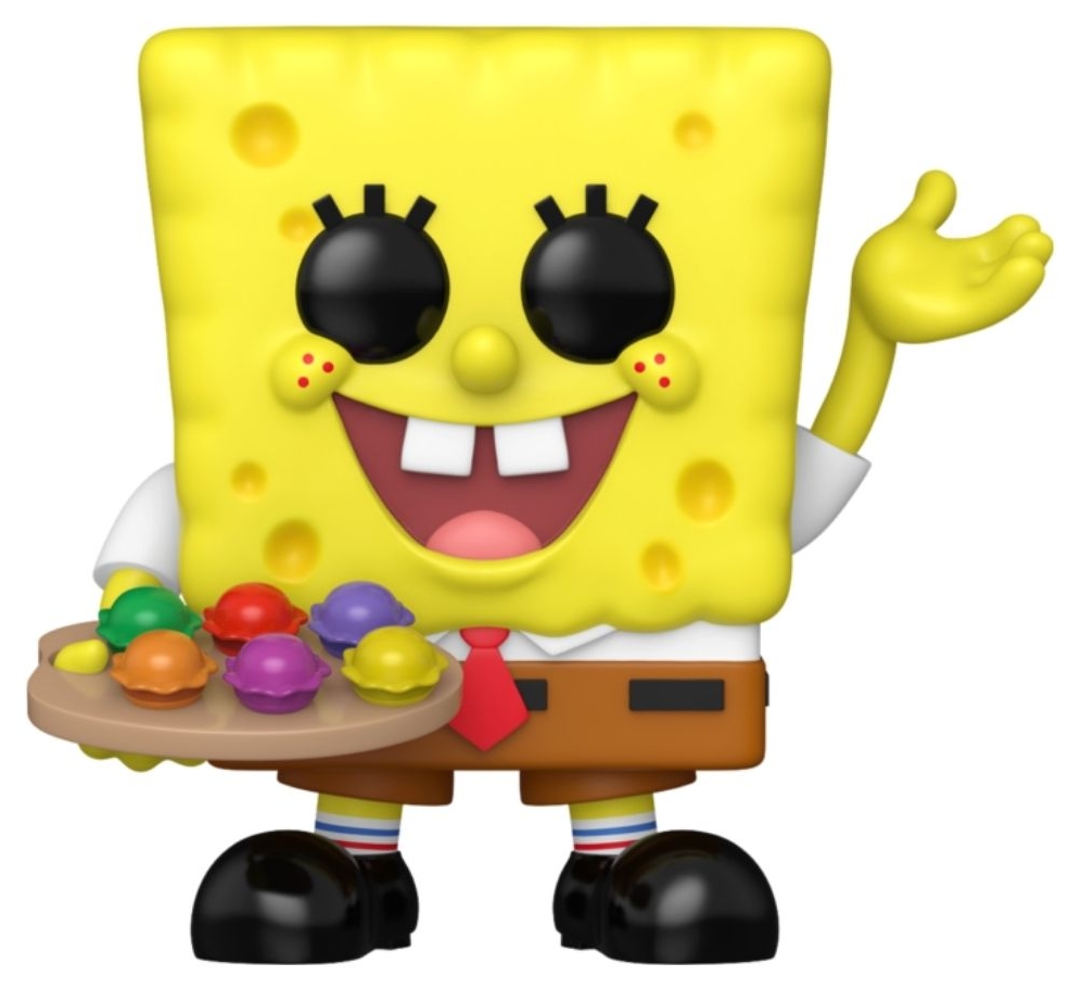 Figurină Funko POP! Animation: Spongebob Squarepants - SpongeBob with Pretty Patties (Glows in The Dark) (Special Edition) #2312