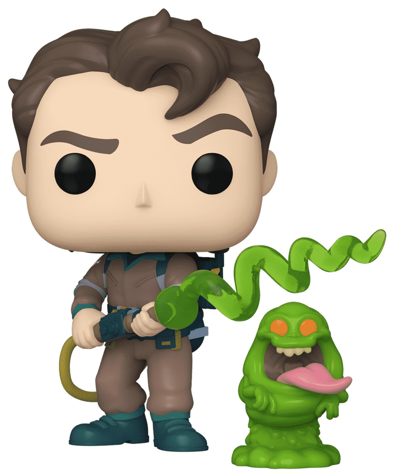 Figurină Funko POP! Animation: The Real Ghostbusters - Venkman with Slimer #1785