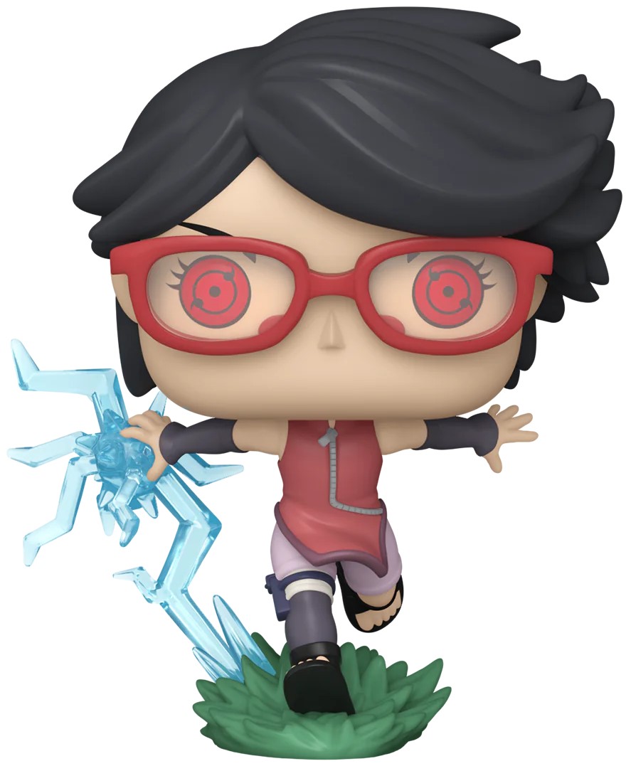Figurină Funko POP! Anime: Boruto - Naruto Next Generations - Sarada cu Sharingann #1358