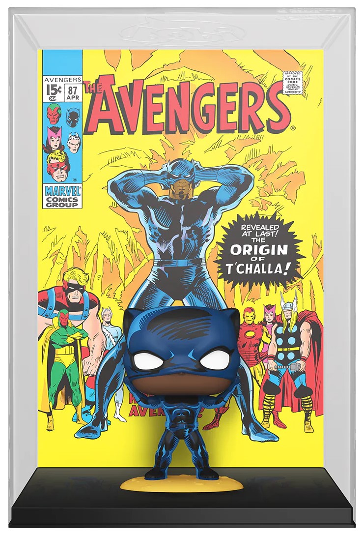 Figurină Funko POP! Comic Covers: The Avengers - Black Panther (Special Edition) #36