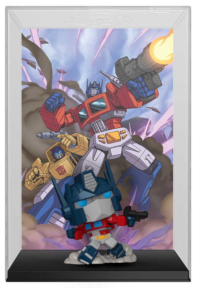 Figurină Funko POP! Comic Covers: Transformers X Magic The Gathering - Optimus Prime (Special Edition) #1110