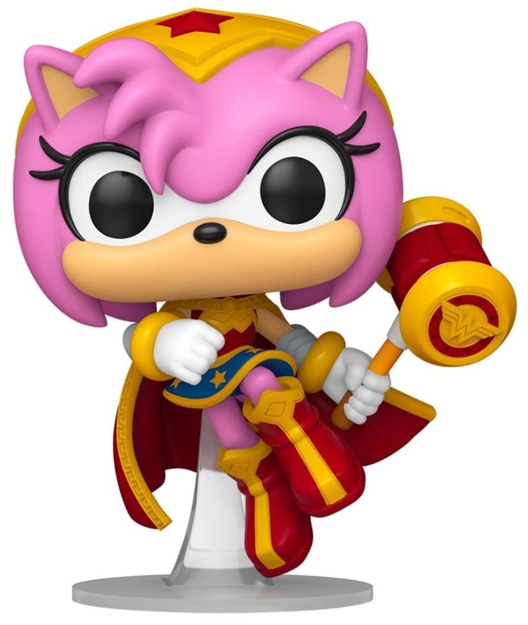 Figură  Funko POP! DC Comics: Justice League &amp; Sonic - Amy Rose as Wonder Woman #595