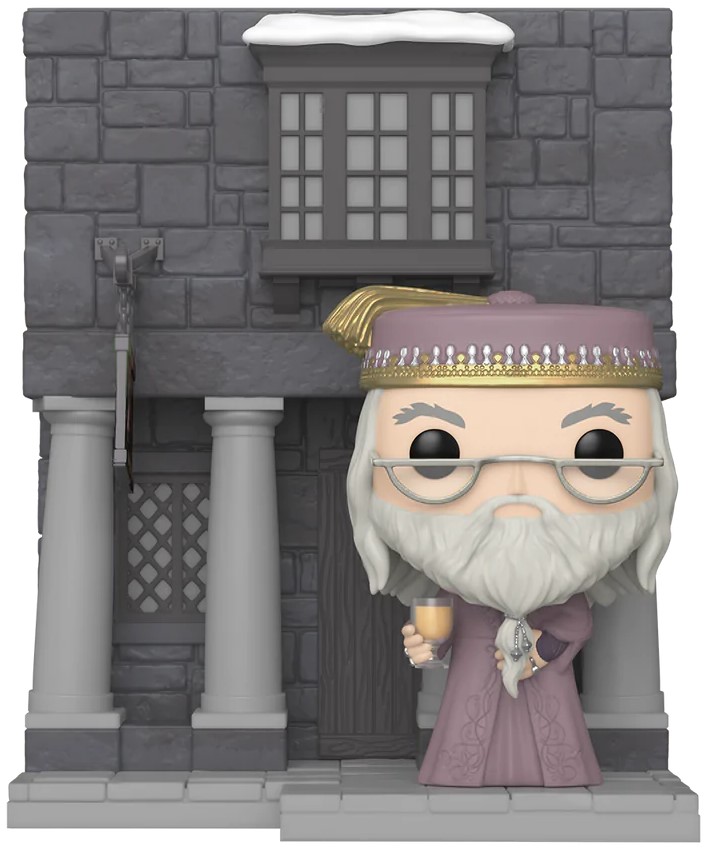 Figurină Funko POP! Deluxe: Harry Potter - Albus Dumbledore with Hog's Head Inn #154